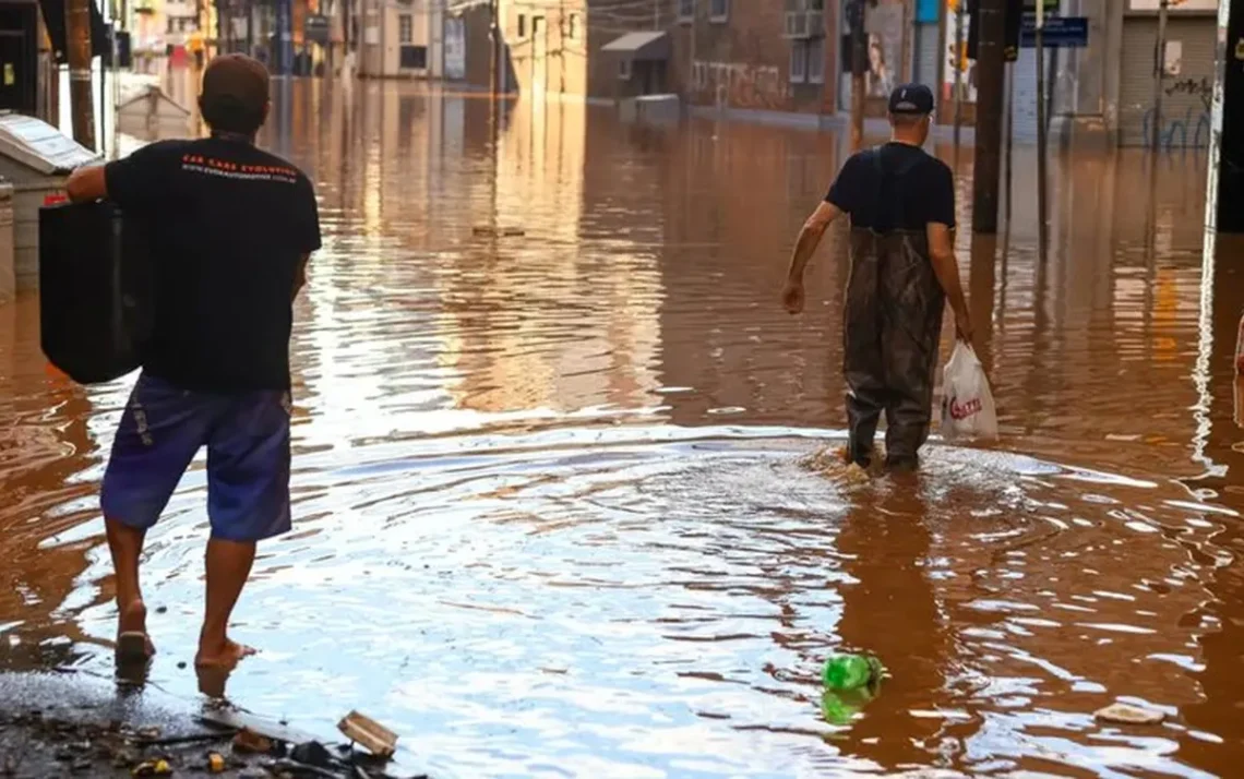 medida suspensa, measures suspension, floods, state, of Rio, Grande do, Sul;