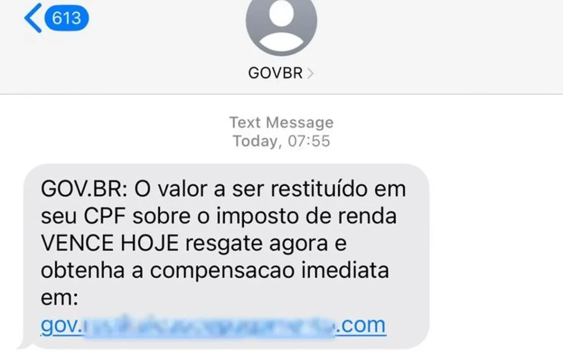 fraude, tentativa, de engano, enganosa, mensagem falsa;